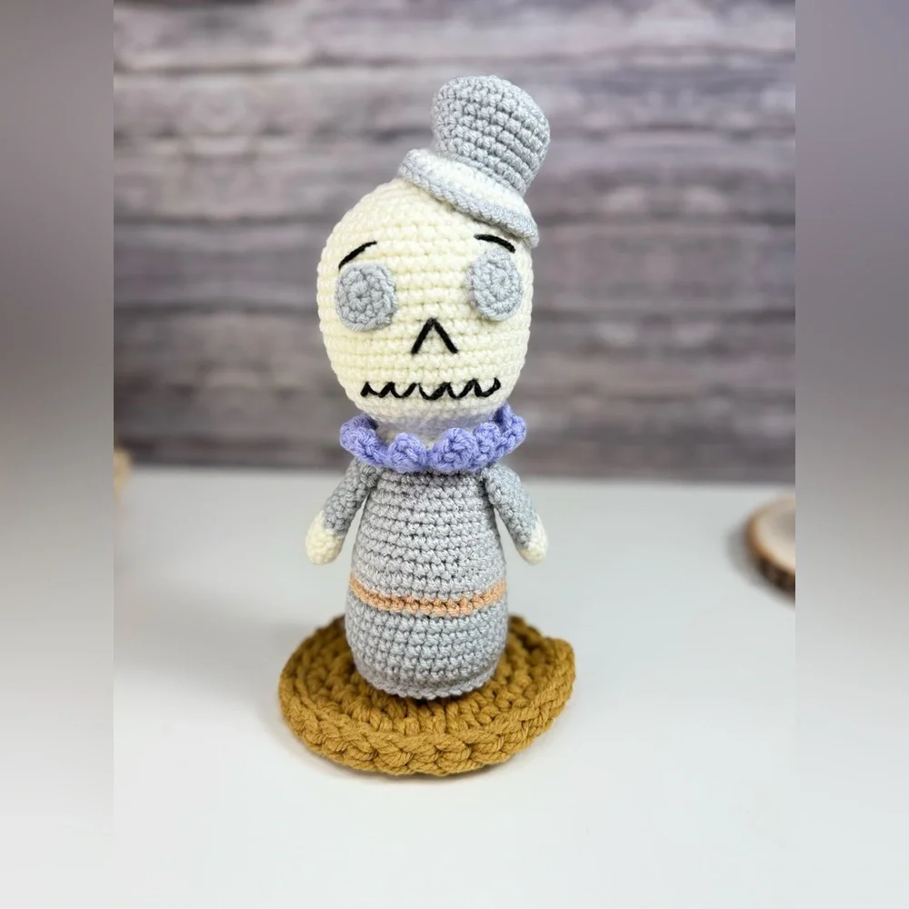 Handcrafted Crochet Mr. Skeleton Halloween Amigurumi - Picture 2 of 11